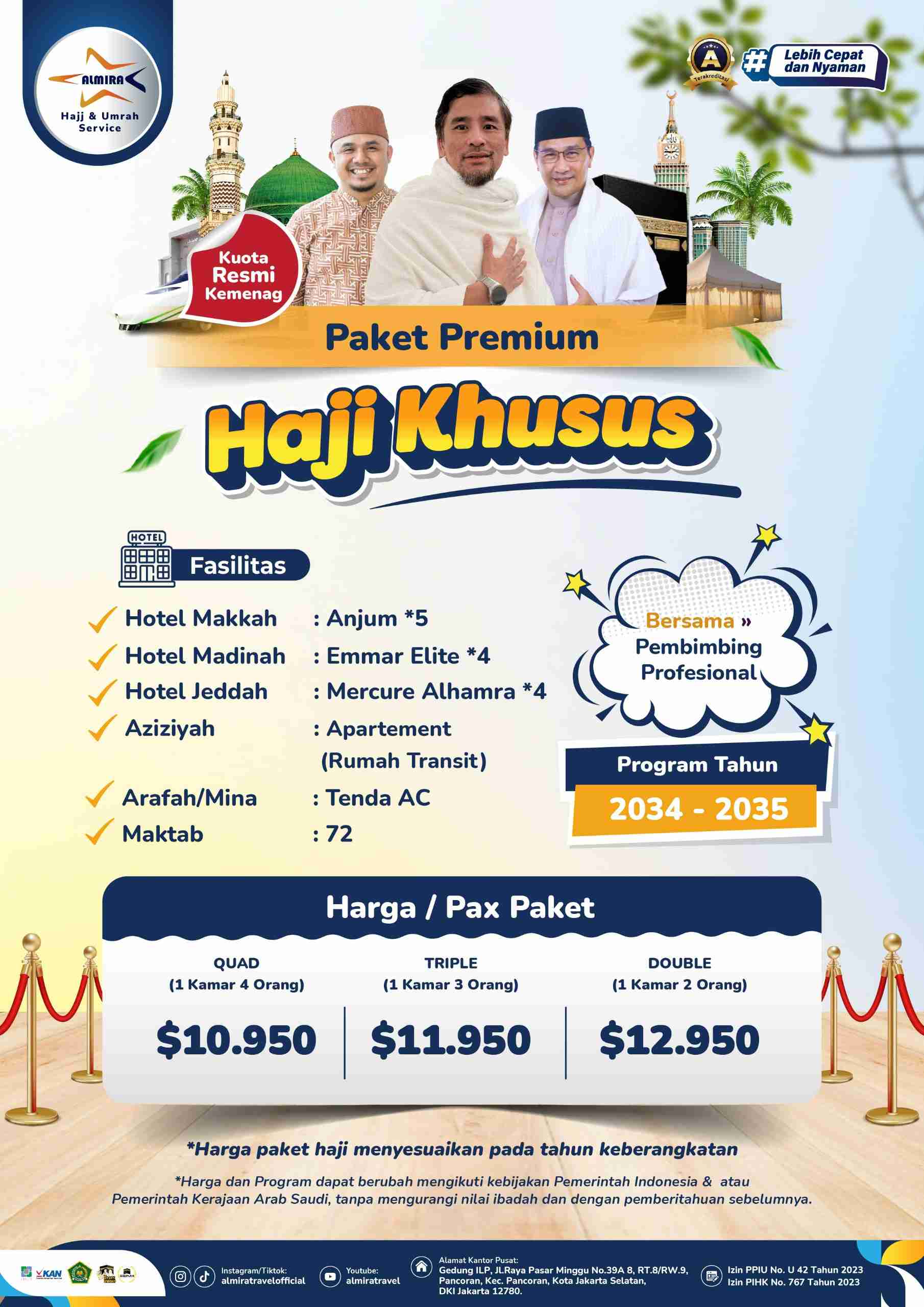 Biaya Haji Plus 2025 - Almira Travel Biaya Haji Plus 2025