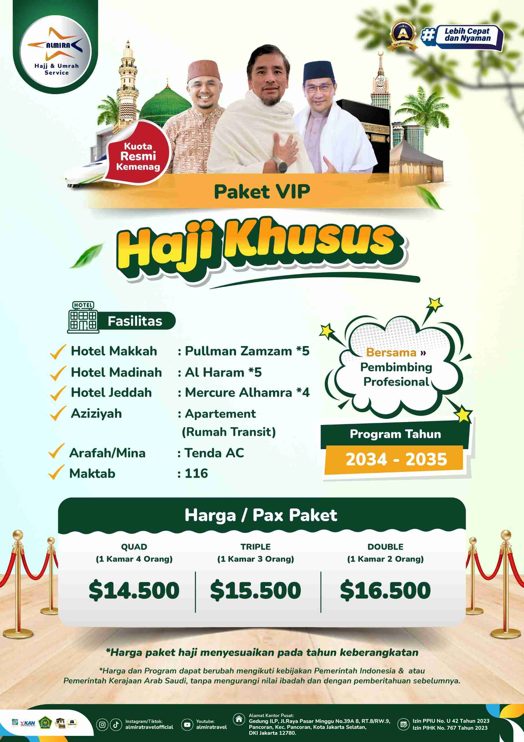 Biaya Haji Plus 2025 - Almira Travel Biaya Haji Plus 2025