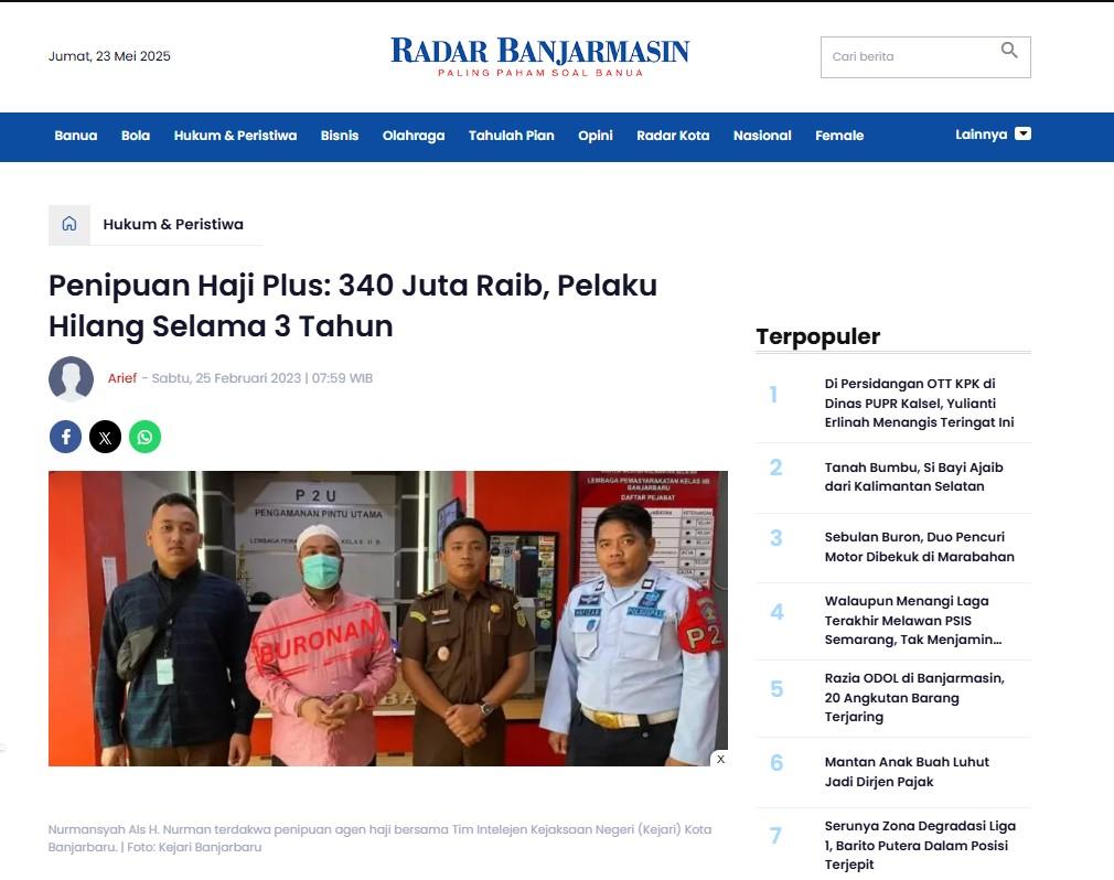 Penipuan Haji Plus