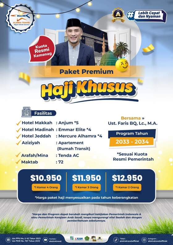 Dp Haji Plus - Almira Travel Dp Haji Plus