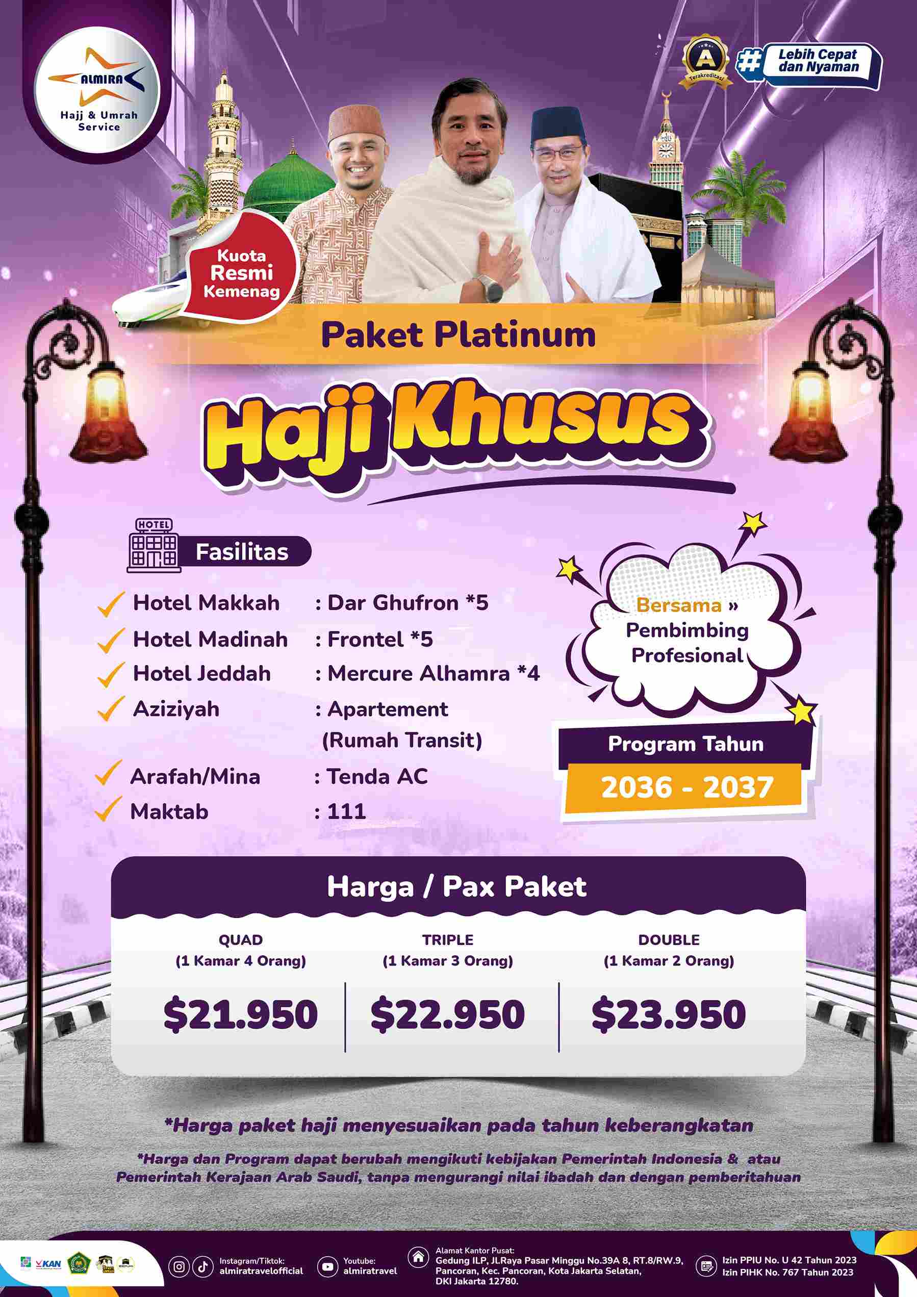 Biaya Haji Plus 2026 & Paket Haji Plus - Almira Travel Biaya Haji Plus 2026 & Paket Haji Plus