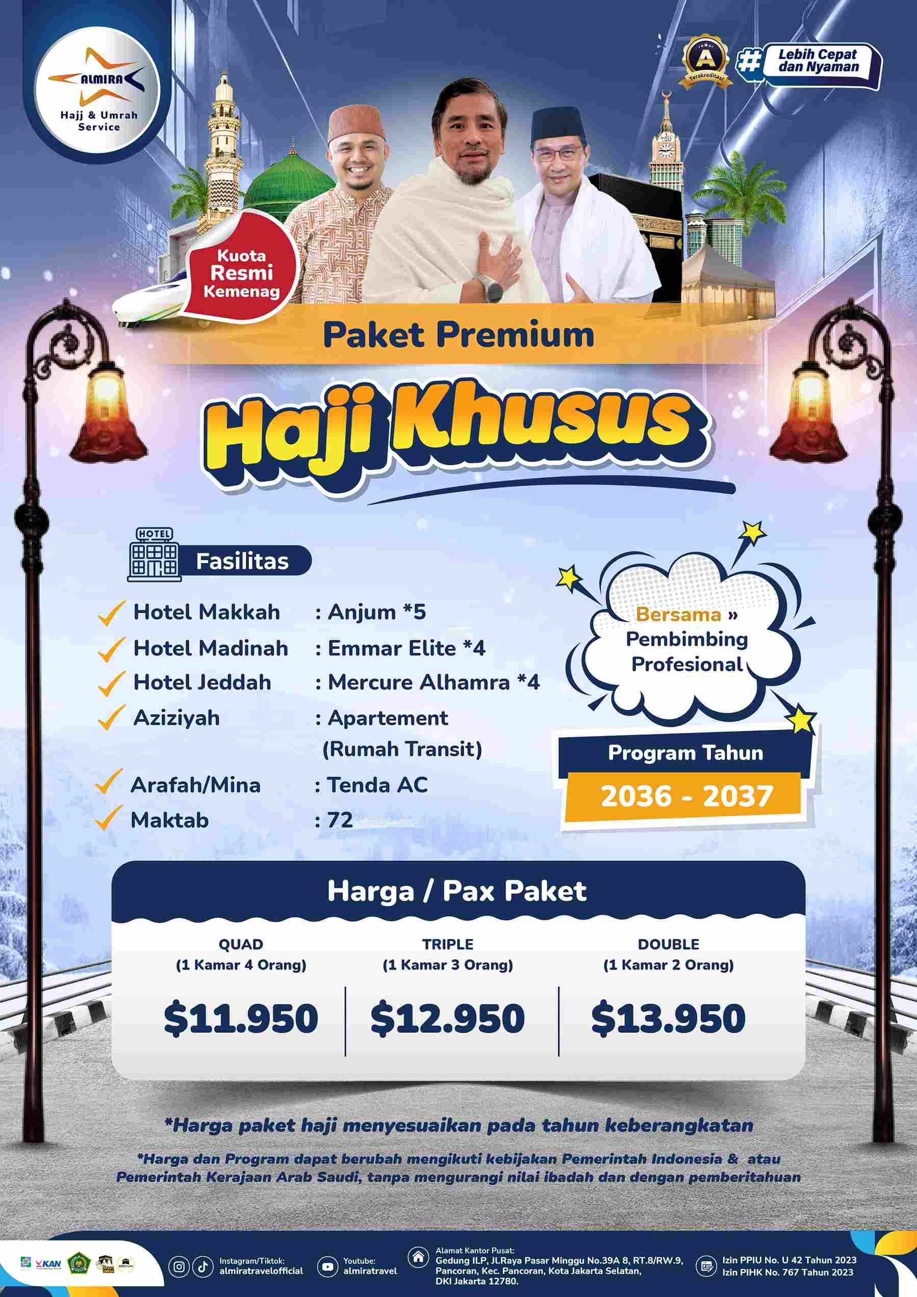 Biaya Haji Plus 2026 & Paket Haji Plus - Almira Travel Biaya Haji Plus 2026 & Paket Haji Plus