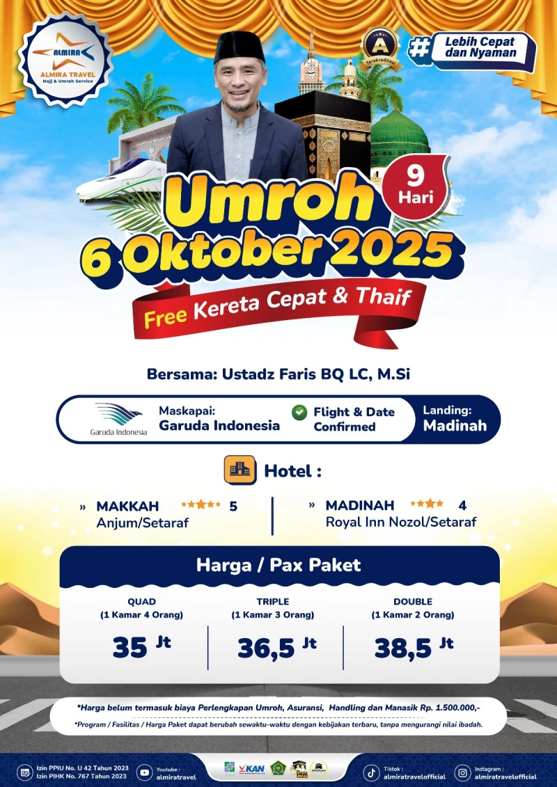 Paket Umroh Plus Thaif