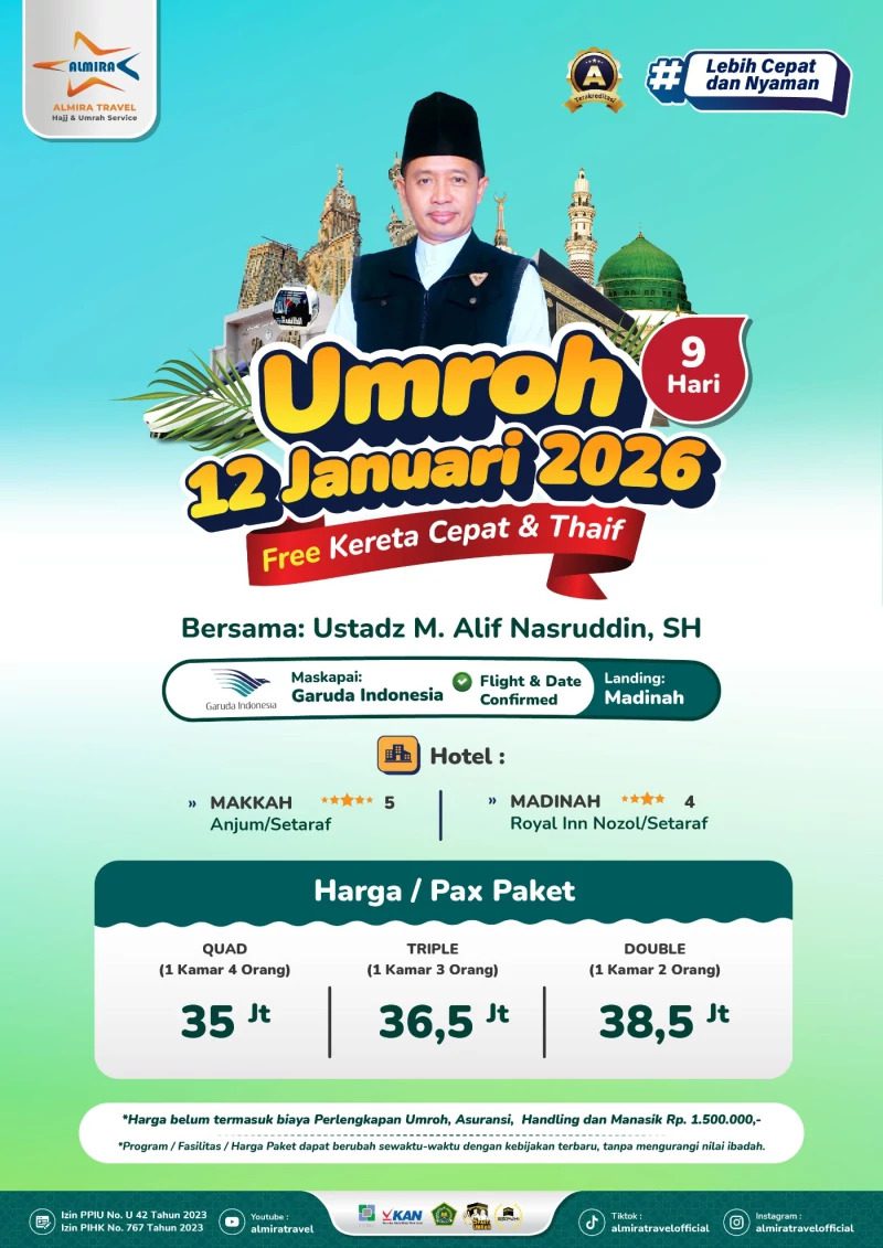 Paket Umroh Plus Thaif - Almira Travel Paket Umroh Plus Thaif