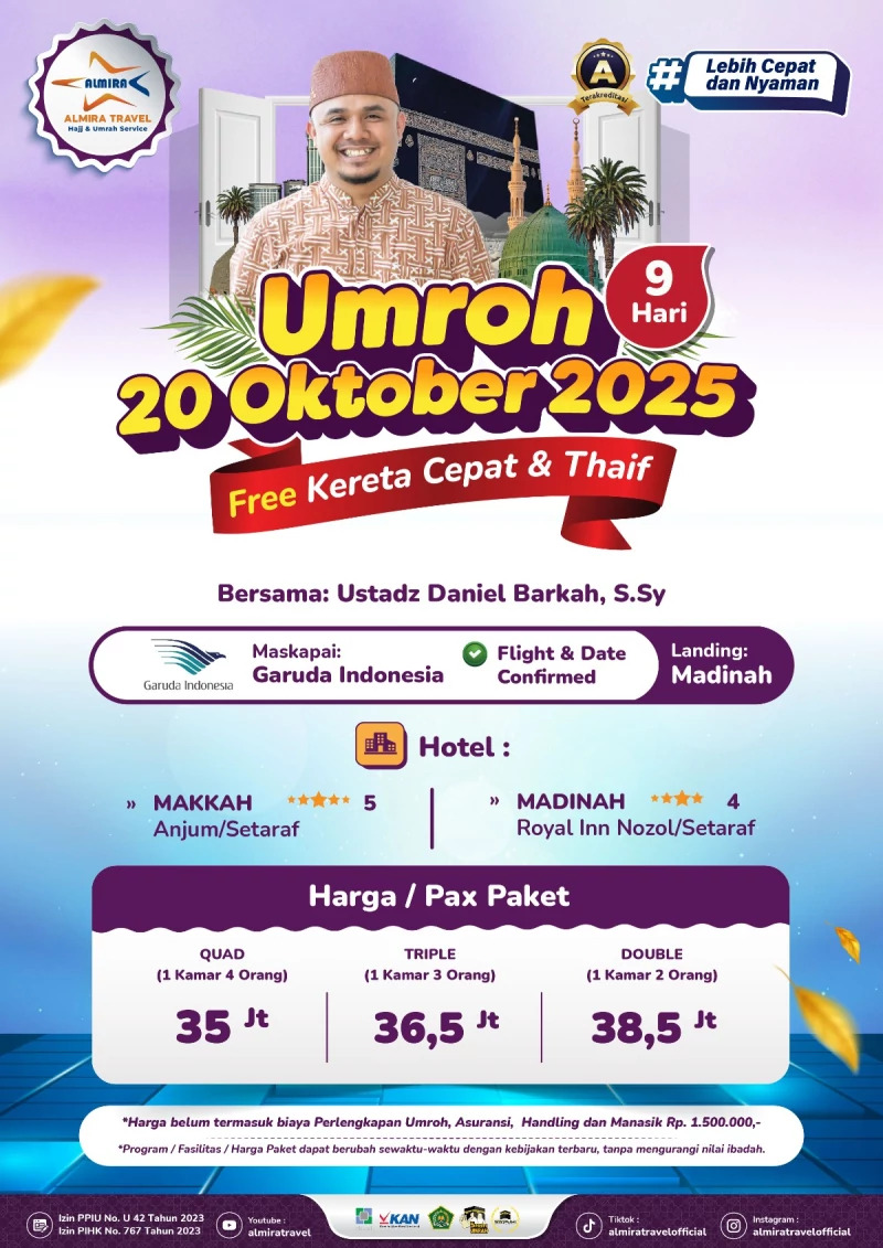 Paket Umroh Plus Thaif