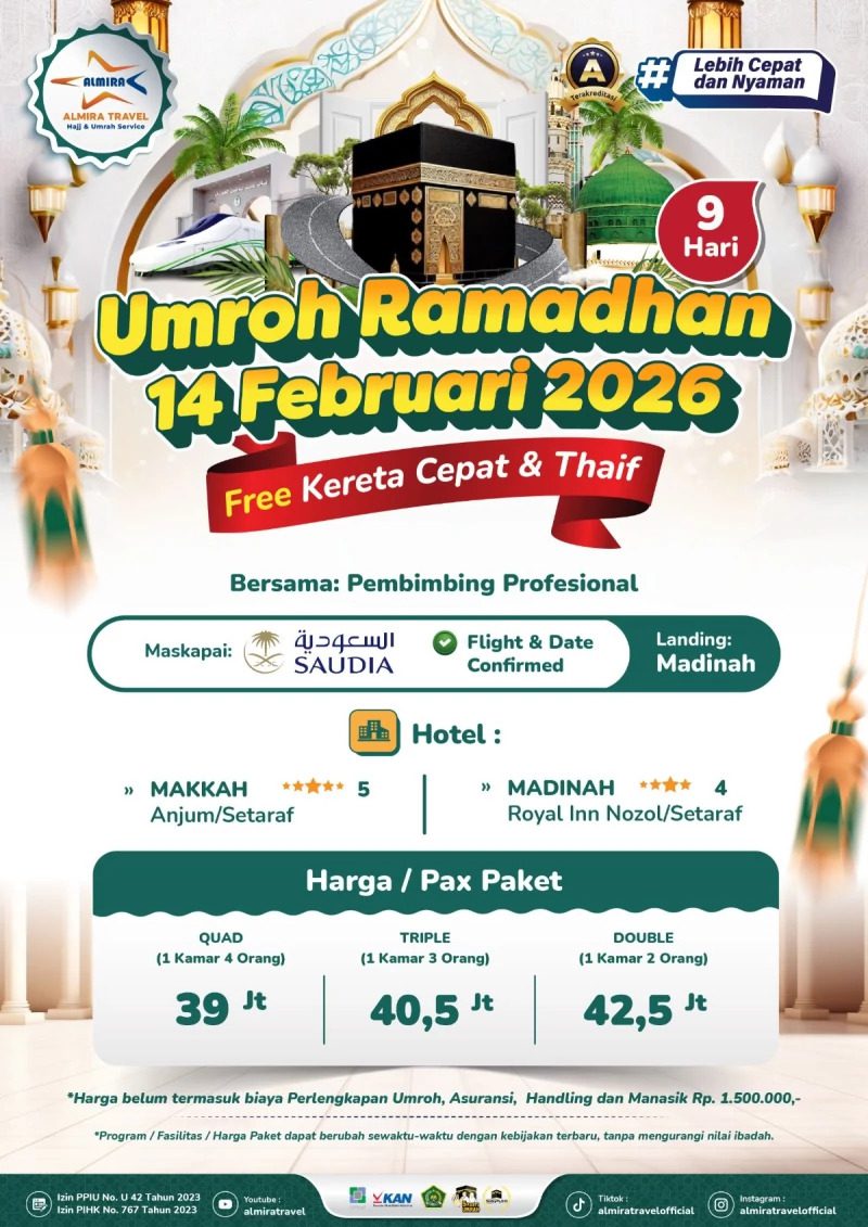 Paket Umroh Plus Thaif - Almira Travel Paket Umroh Plus Thaif